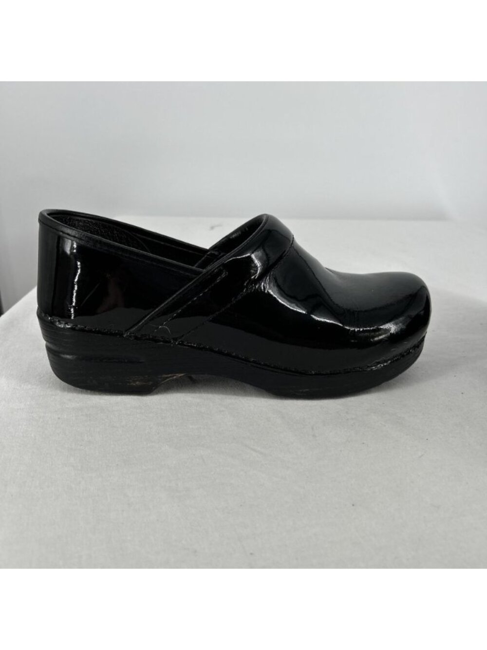 Dansko XP 2.0 Women’s Black Patent Leather Clogs Sz 40 US 9 Platform Loafers - Picture 6 of 11
